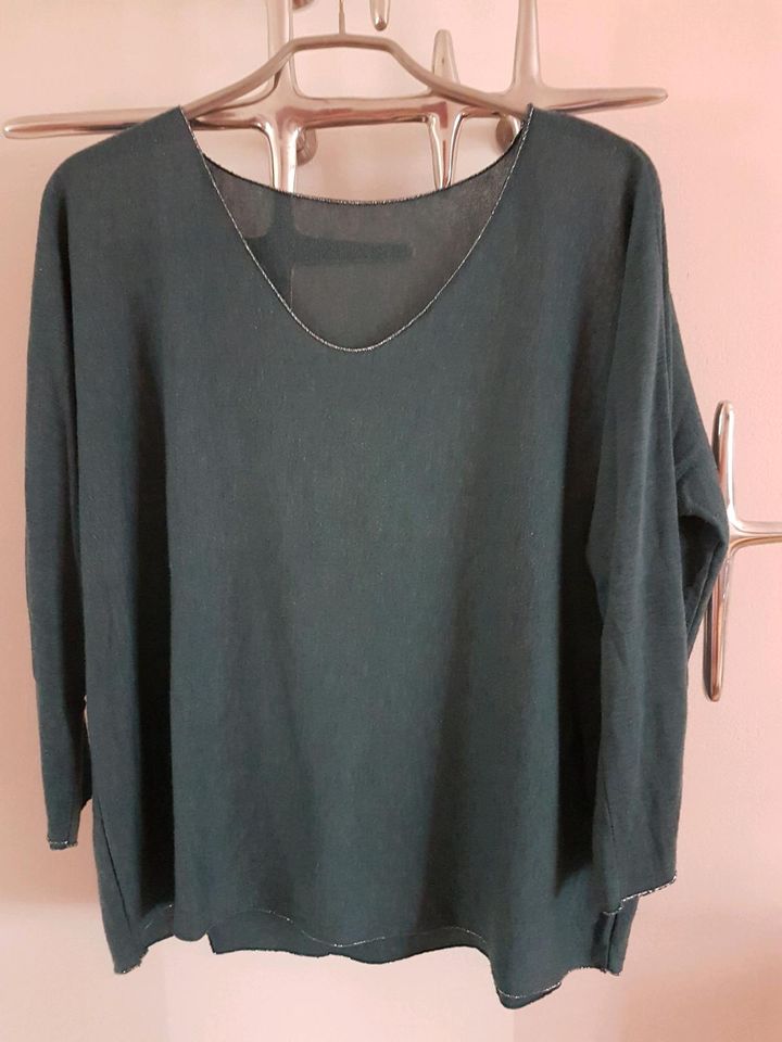 ♥️Leichter weich fliessender Pullover XL petrol in Neufahrn