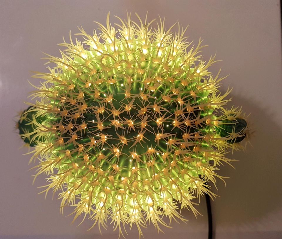 Kaktuslampe Neuwertig Kaktus Lampe mit Leuchtmittel in Stralsund