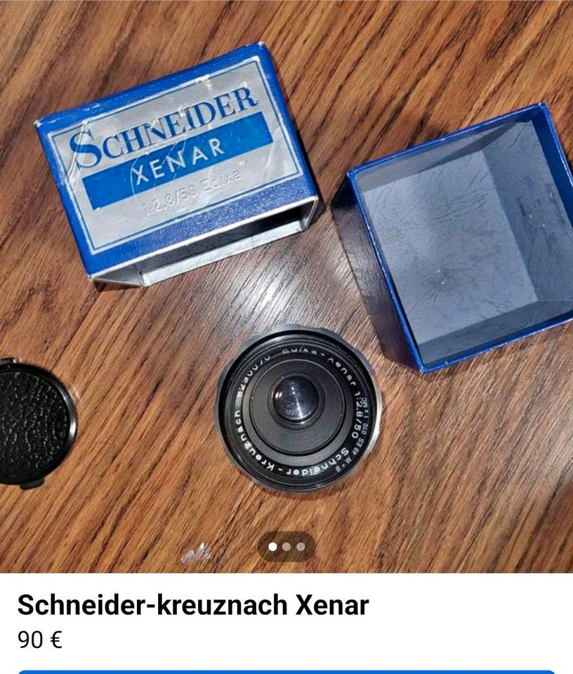 Schneider Xenar 1:2.8/50 Edixe in Düsseldorf