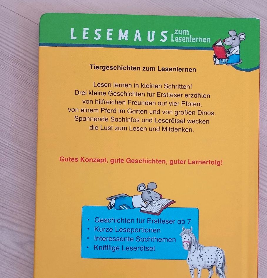 Lesemaus, Erstleser, lesen lernen, Buch, Tiergeschichten in Dinkelsbuehl