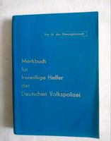 DDR Merkbuch für freiwillige Helfer der Deutschen Volkspolizei Sachsen-Anhalt - Bad Kösen Vorschau