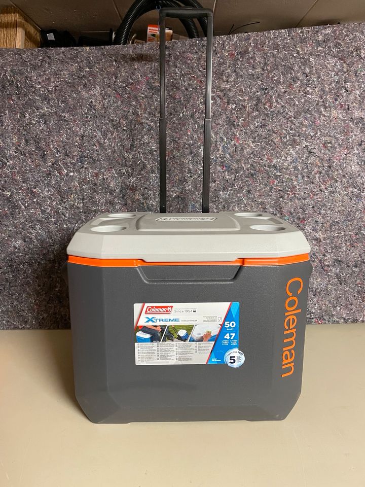 Coleman Kühlbox 47 Liter grau Camping kühlen in Frankenthal (Pfalz)