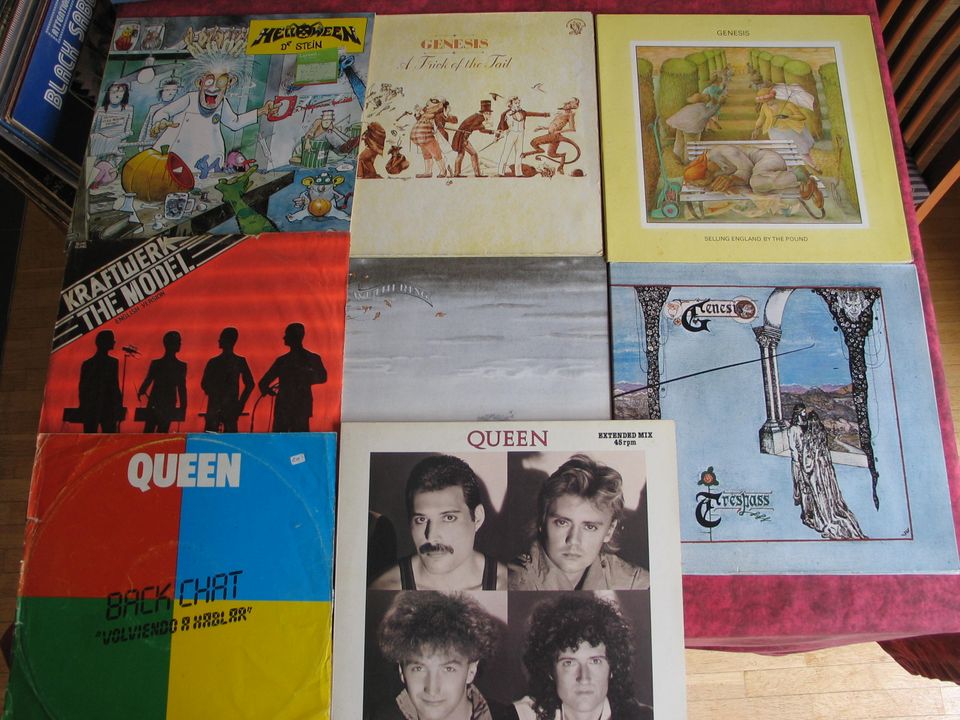 LP Sammlung Vinyl LP`s Beatles Kraftwerk Queen Yes Dio usw in Jugenheim in Rheinhessen