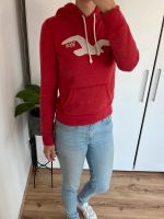 Roter Hoodie, Sweater, Kapuzenpullover, Pulli, von Hollister Köln - Nippes Vorschau