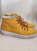 Tamaris Boots Schnürstiefel gelb Wildleder Gr. 40 Bayern - Neusäß Vorschau