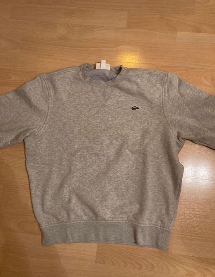 original LACOSTE Sport Sweatshirt Pullover Gr. M grau in Chemnitz