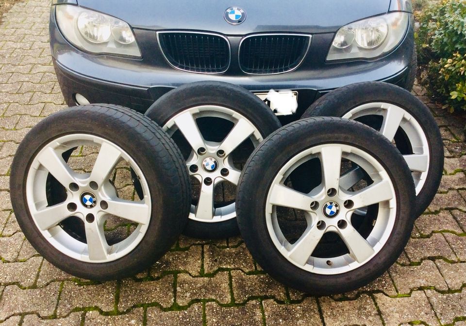 4 Alu-Felgen mit Reifen für 1er BMW mit GOODYEAR Bereifung in Wallerfangen