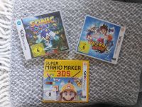 Nintendo 3 DS/DS YO-KAY WATCH **SONIC COLOURS SUPER * MARIO MAKER Nordrhein-Westfalen - Waldbröl Vorschau