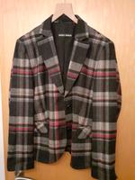 Damen Woll Blazer  Gerry Weber, Gr. 42 Jacke grau pink kariert, Nordrhein-Westfalen - Erwitte Vorschau