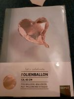 Hochzeit Folienballon Herz rosegold NEU Baden-Württemberg - Karlsruhe Vorschau