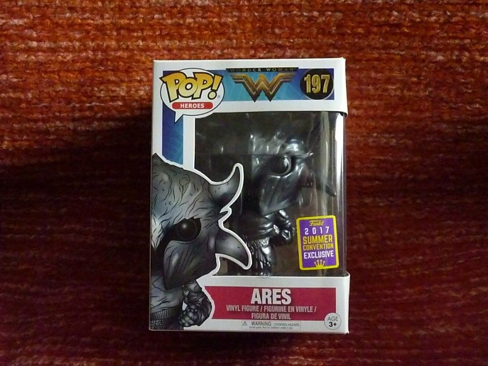 Funko Pop Nr. 197 =  Wonder Woman - Ares / 2017 Sommer Convention in Halle
