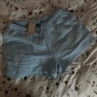 Neue Musselin Short Blau Größe 36/38 Hessen - Viernheim Vorschau