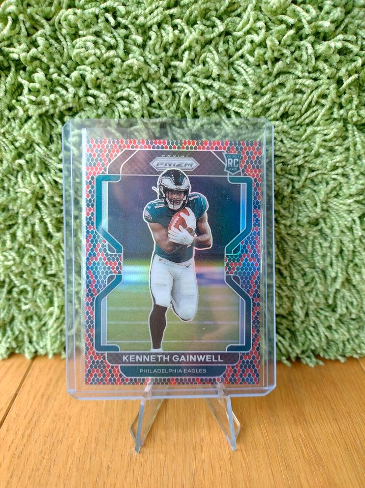 Kenneth Gainwell Panini Prizm Snake Skin Philadelphia Eagles in Winterhausen