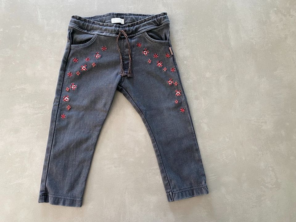 Lange Baby Hose in Jeans Look in Größe 74 von Noppies in Schwabhausen