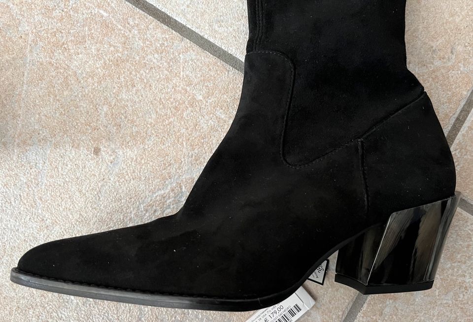 Overknee Stiefel, Schwarz gr. 38, ungetragen neu! in Wackersdorf