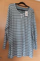 Hübsches blaugrünes Langarm-Shirt mit Streifen und Schleife,Gr.54 Hessen - Petersberg Vorschau