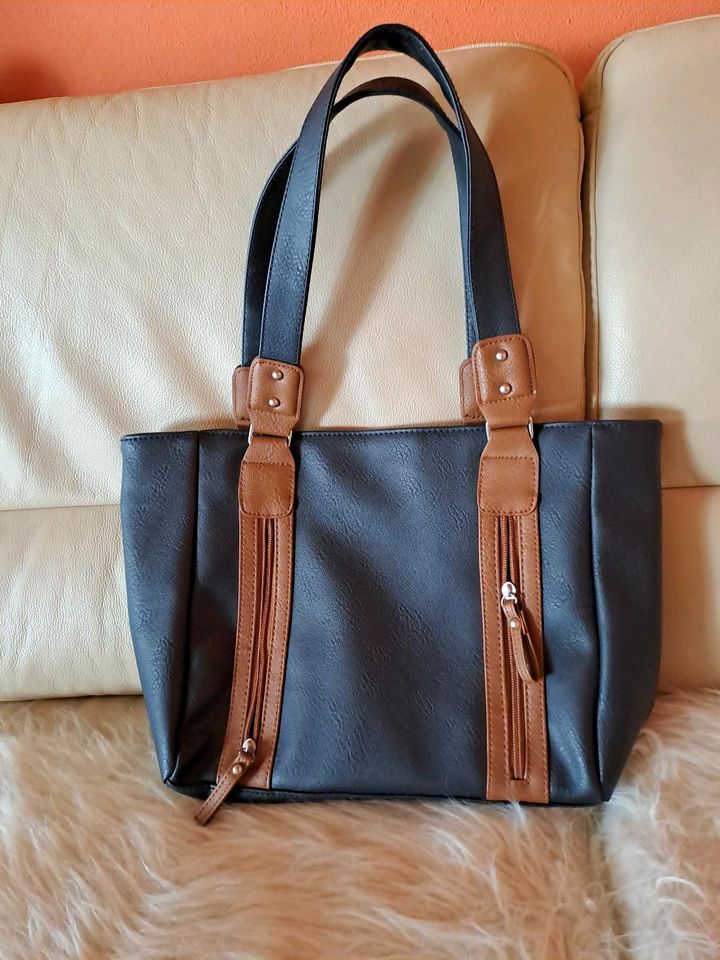 Shopping Tasche aus Leder Neu in Waging am See