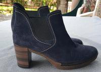 Stiefeletten "Gabor Comfort" Weite G blau Gr. 6 1/2 - 1x getragen Bayern - Wertingen Vorschau