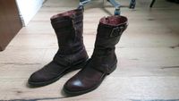 Buffalo Boots, Biker,  Stiefel, Gr. 40, Braun, Leder, WIE NEU! Nordrhein-Westfalen - Remscheid Vorschau