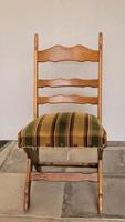 Holzstuhl, gepolstert, DDR, vintage, retro, 70er Jahre Thüringen - Mühlhausen Vorschau