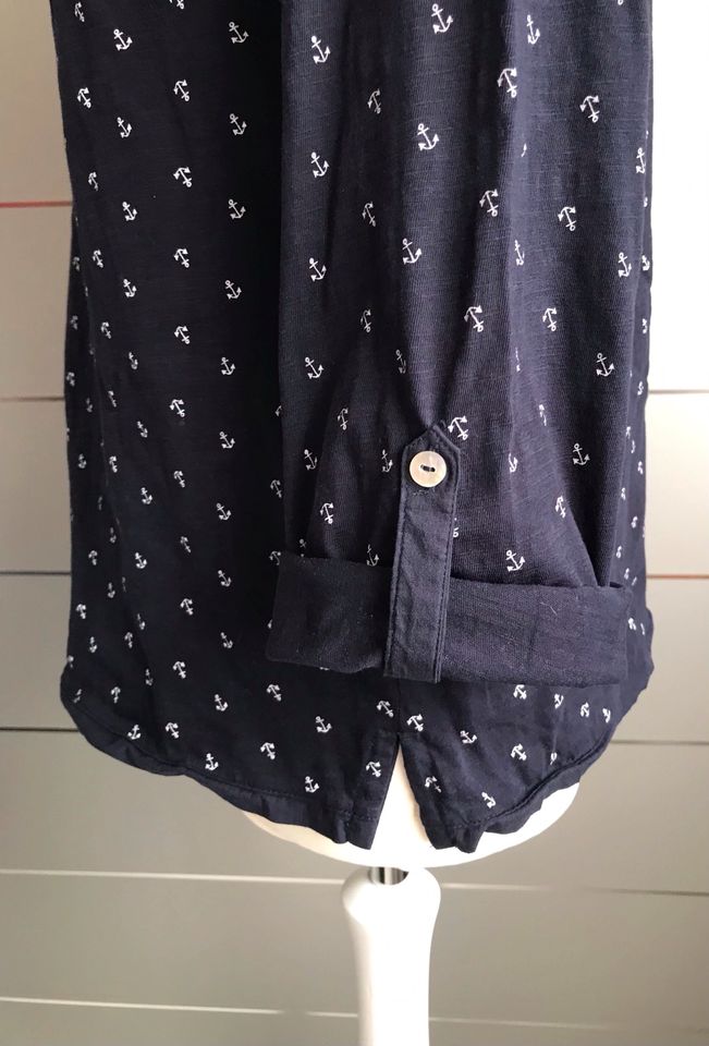 Langarm-Shirt / Basic Shirt im maritimen Look, Gr. 42 in Schöllkrippen