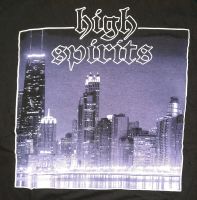 HIGH SPIRITS "Night City" Girlie Damen Shirt Gr. L # Metal Rock Niedersachsen - Ganderkesee Vorschau