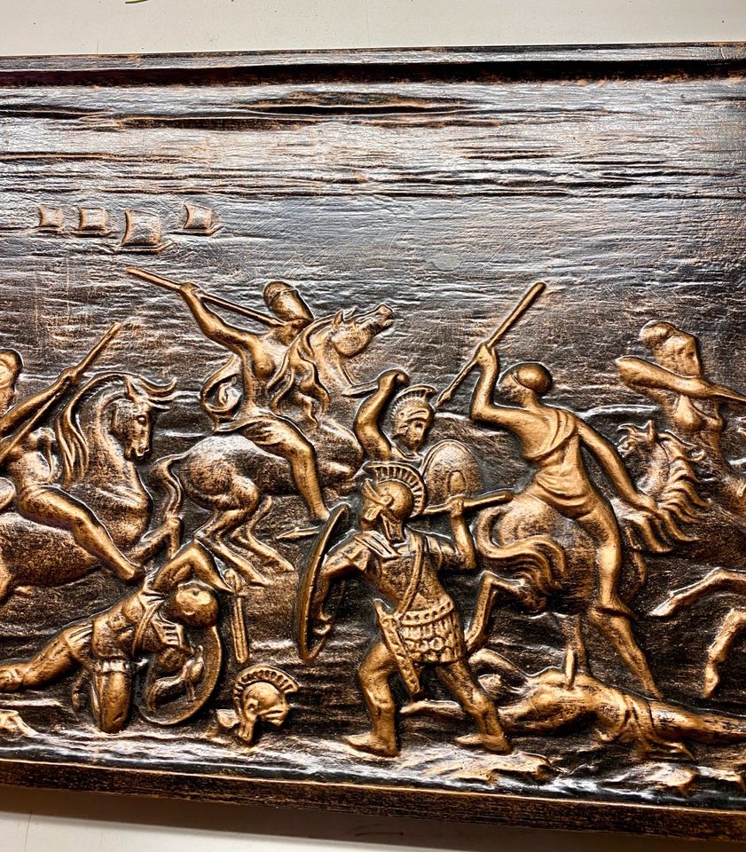 Relief Bild Römer schlacht in Zwickau