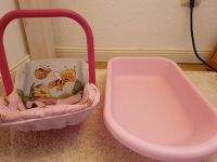 Badewanne und Maxicosi in rosa für Puppen Kreis Pinneberg - Halstenbek Vorschau