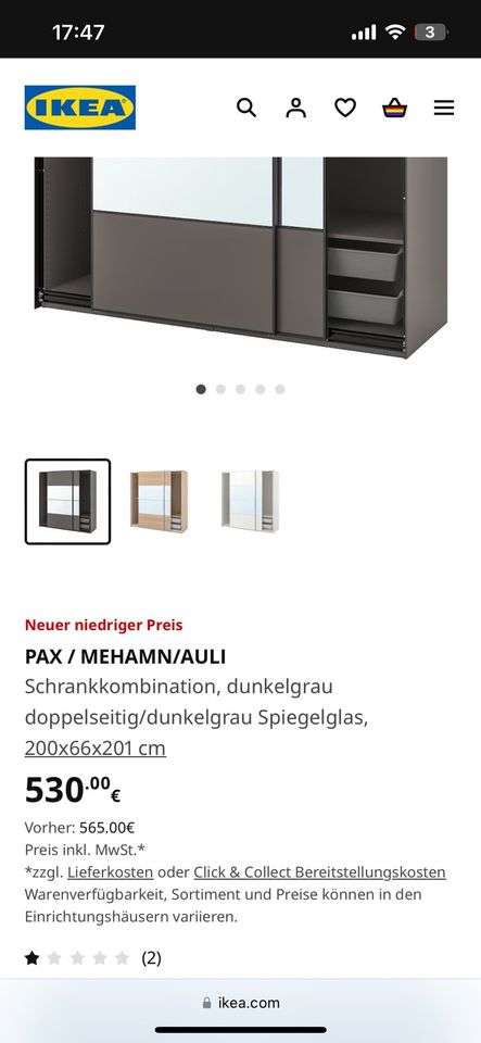 Schrank - Kleiderschrank PAX von IKEA in Leipzig