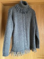 Pullover mit 30% Mohair Gr. 38-40-42/M-L grau NEUw. Fransen Zopf Baden-Württemberg - Oberriexingen Vorschau