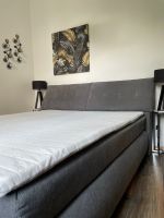 Boxspringbett aus grauem Stoff - 180x200 cm - mit viel Stauraum Nordrhein-Westfalen - Minden Vorschau