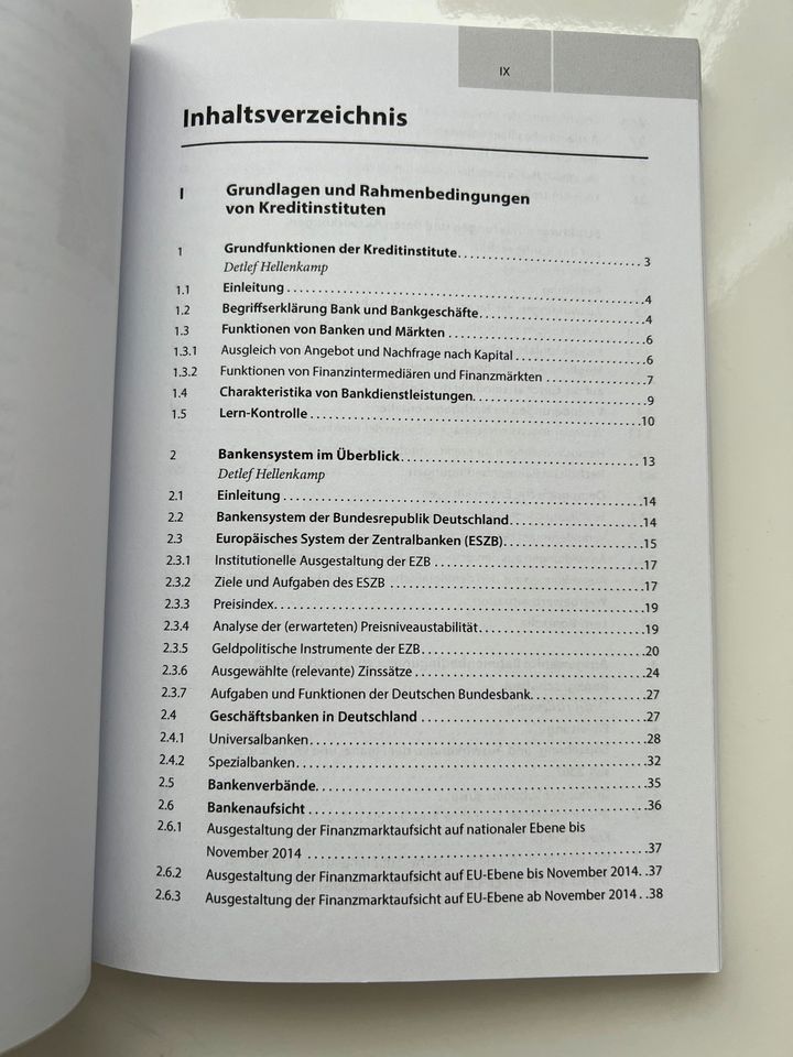 Bankwirtschaft Detlef Hellenkamp Lehrbuch Studium Springer Gabler in Bamberg