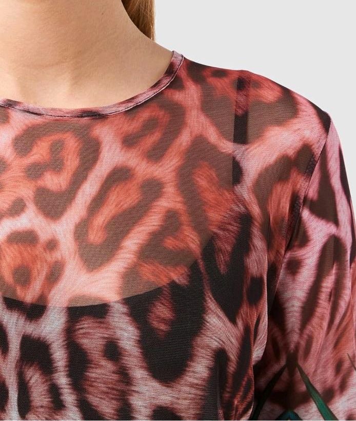 ❤️ DESIGUAL Langarmshirt Gr. XL 40/42 NEU Mesh Longsleeve Leo TOP in Lippstadt