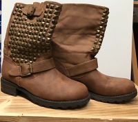 Winterschuhe Stiefel gefüttert braun Top Zustand Größe 38 München - Sendling Vorschau