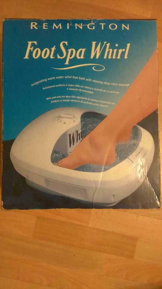 Remington Foot Spa Whirl Fußmassage Fuß Massage Thermostat in Barntrup