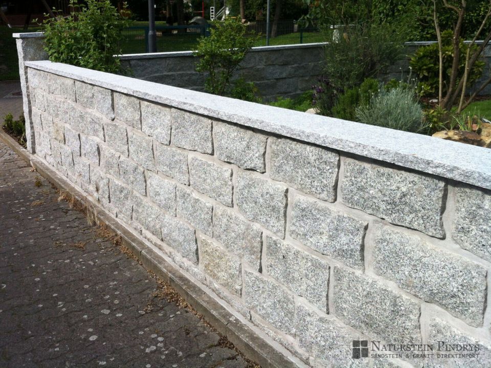 ✔ 9,17 € ✔ 20x20x40 Granit Mauersteine, Granitsteine, gespalten in Hannover