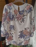 Tolles Blusenshirt MY HalLY'S Gr.L creme/bunt zweilagig neuwertig Baden-Württemberg - Stutensee Vorschau