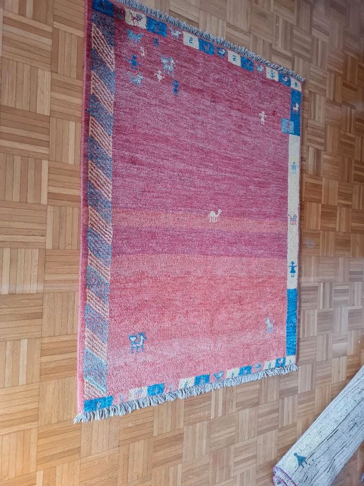 Schöner Teppich Gabbeh 127x160cm gebraucht in Offenburg