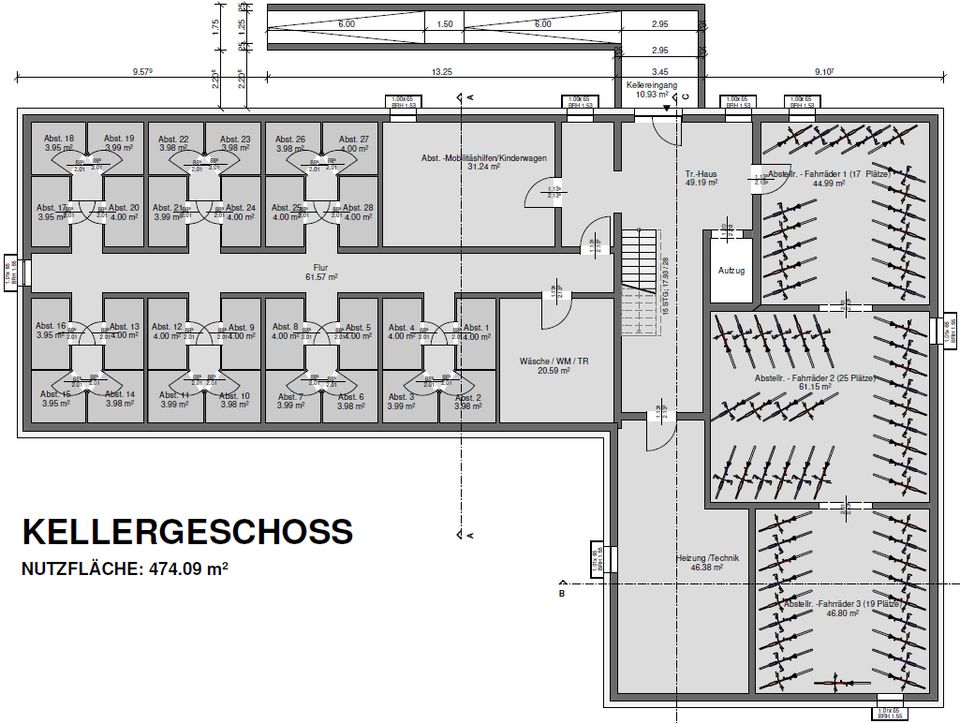 Neubau von 28 Eigentumswohnungen in Bremen