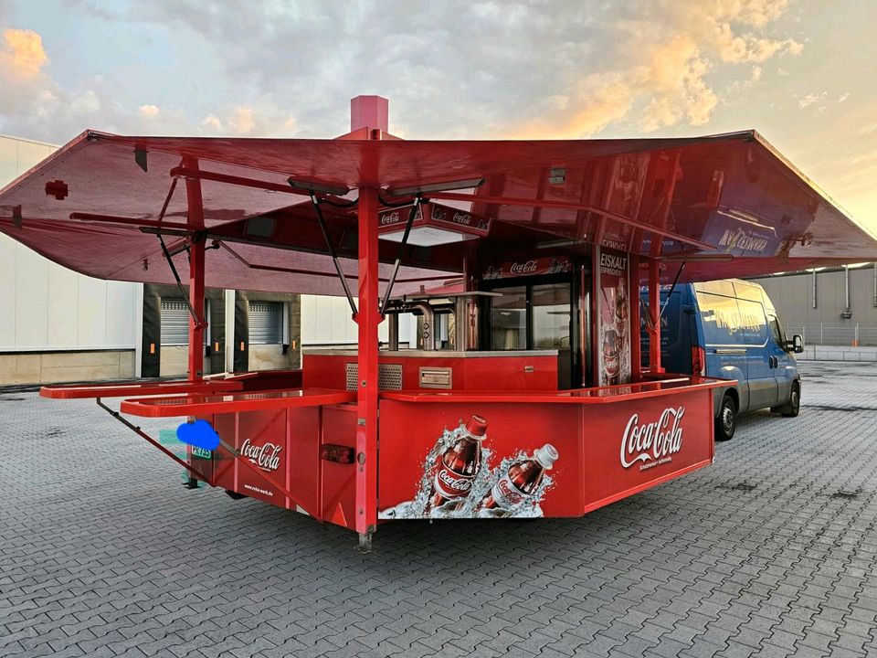 Roka XXL Coca-Cola  Bierwagen mieten zu vermieten Ausschankwagen Getränkewagen Cocktail wagen / Mobile Cocktailbarwagen mieten zu vermieten in Groß-Gerau