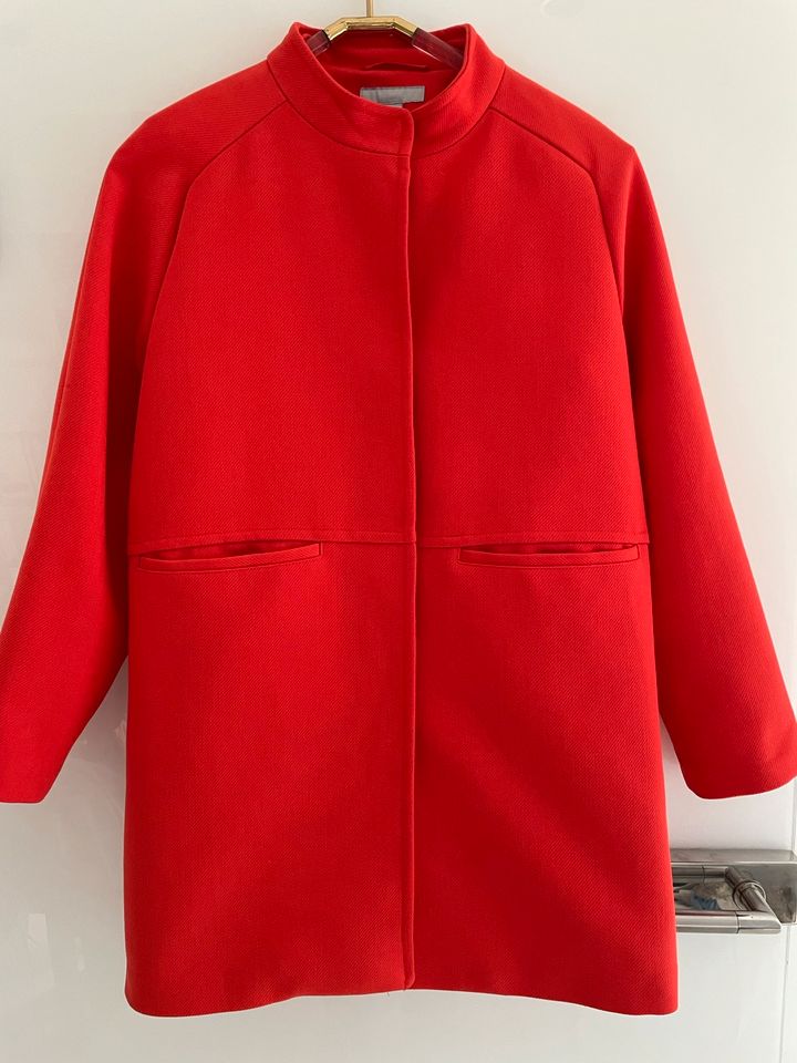 H&M Mantel Kurzmantel Gr.42 rot-orange in Blankenheim