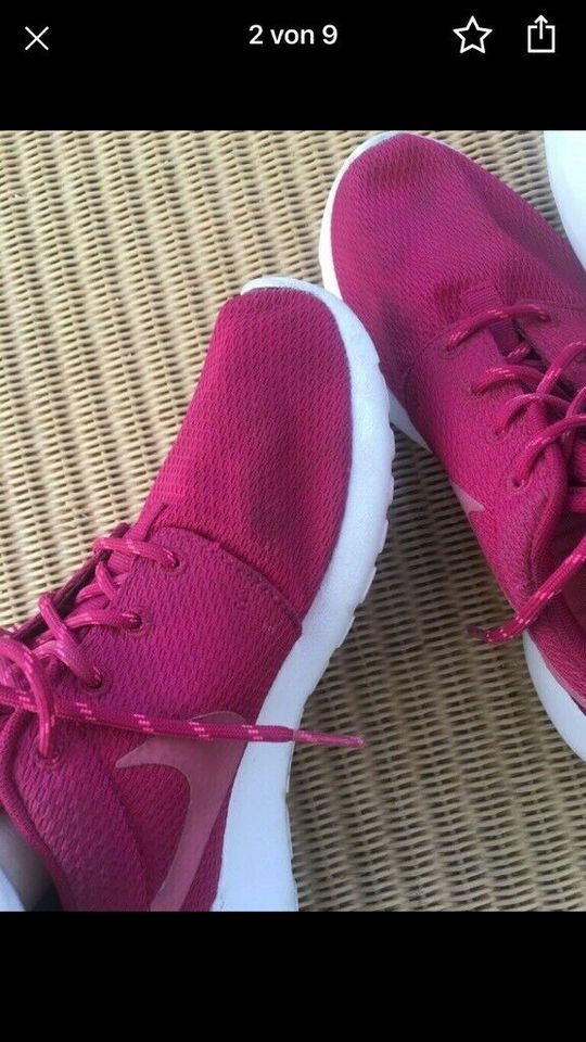 Nike Roshe Run pink Gr 38 sneaker Damen in Lügde