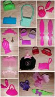 Barbie Accessoires Taschen Schuhe Kamm Bürste je 50 Cent Sachsen-Anhalt - Schönhausen (Elbe) Vorschau