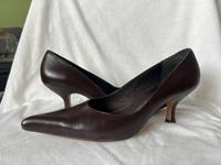 Leder-Pumps dunkelbraun Gr. 37 Thüringen - Altenburg Vorschau
