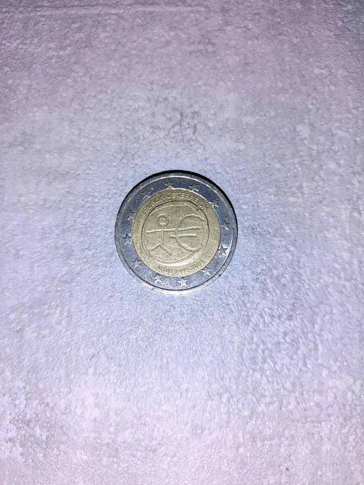 Fehlprägung 2€ Strichmännchen Münze in Sandhausen