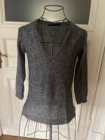 ZARA Knit Pullover mit Mohair Grau Pailletten Gr. S Eimsbüttel - Hamburg Harvestehude Vorschau