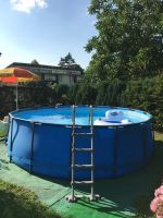 Bestway Frame Pool 457 x 122 cm inkl. Leiter und neuer Pumpe Baden-Württemberg - Mutlangen Vorschau