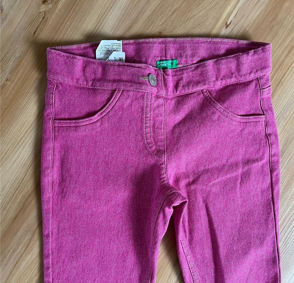 Benetton Jeggings Gr. 146-152 in rosa in Reichshof