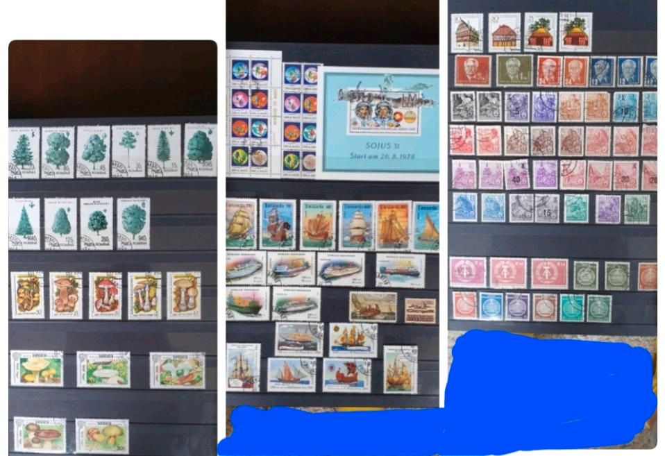 Briefmarken-Album mit über 420 Briefmarken ☆ inkl. Versand☆ in Duisburg