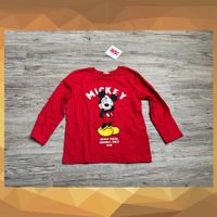 Disney Mickey Mouse / Gr. 110 / Langarmshirt / Longsleeve / Rot Hessen - Körle Vorschau